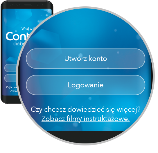 Create an account screen