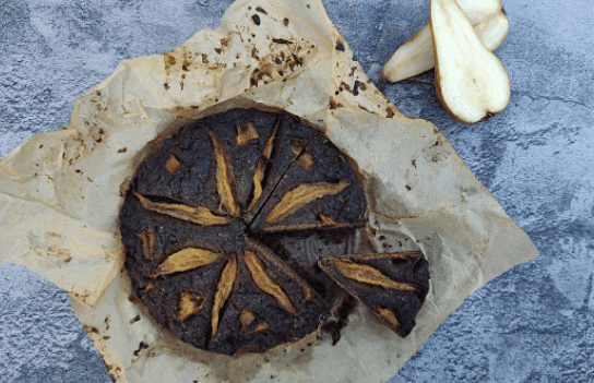 Ciasto czekoladowe z gruszką